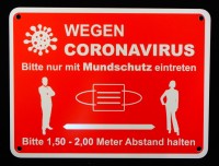 Coronavirus Abstand Mundschutz 4.1