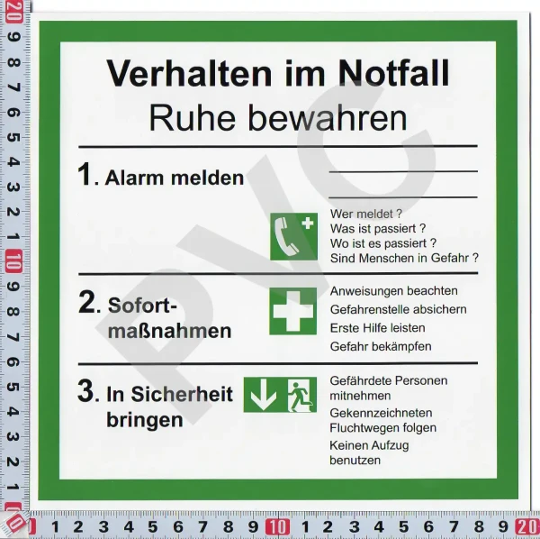 verhalten_im_notfall-schild-20x20cm