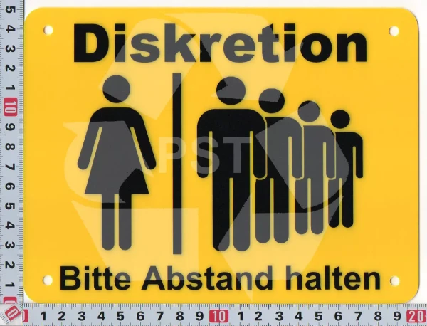 diskretion-schild-20x15cm