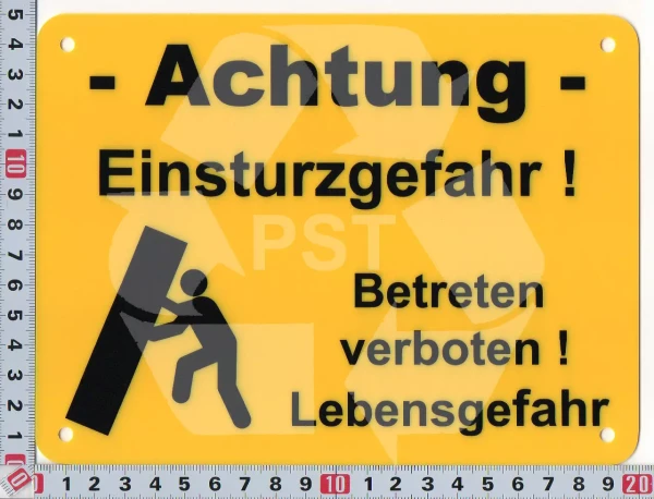 einsturzgefahr4-schild-20x15cm